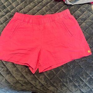 Lilly Pulitzer Vibrant Pink Elastic Shorts